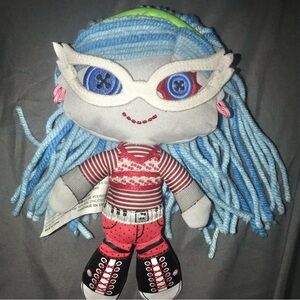 Monster High Ghoulia Yelps Rag Doll Yarn Hair Soft body doll